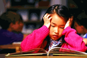 A nasal learner struggles with an odorless textbook.